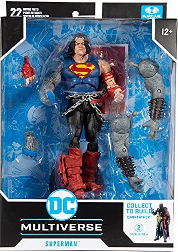 DC Multiverse Comic Dark Nights: Death Metal Build-A Darkfather - Superman 7 Inch Action Figure