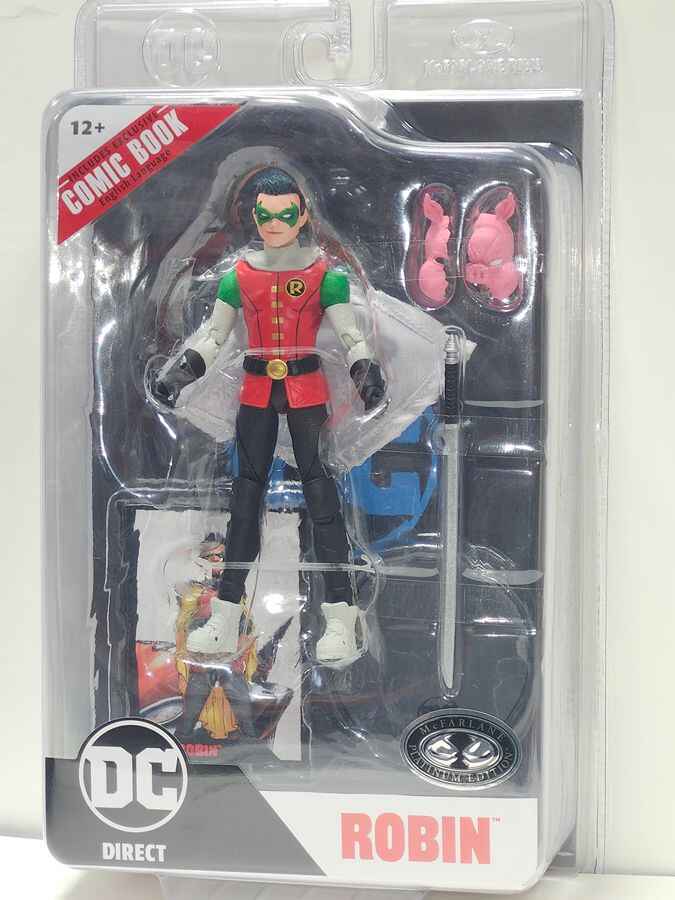 DC Multiverse Comics Page Punchers Batman Reborn - Robin Platinum 7 Inch Action Figure