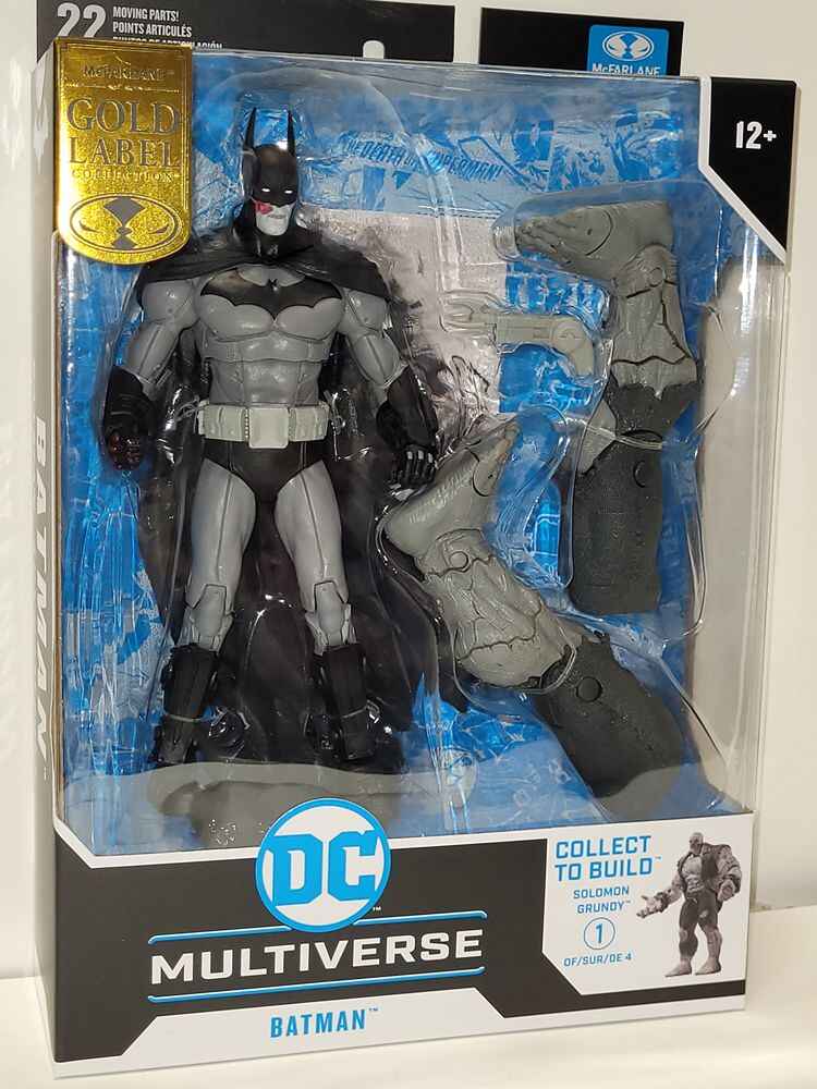 DC Multiverse Gaming Batman Arkham City BAF Solomon Grundy - Batman Black & White (Gold Label) 7 Inch Action Figure