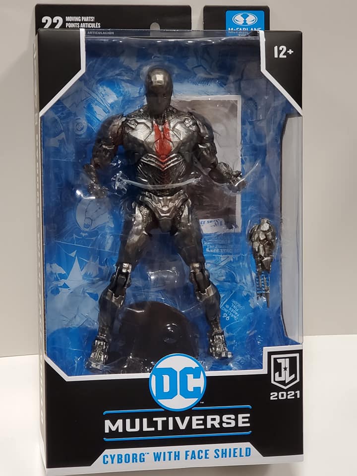 DC Multiverse Justice League Movie Cyborg with Face Shield Exclusive 7 Inch Action Figure - figurineforall.com