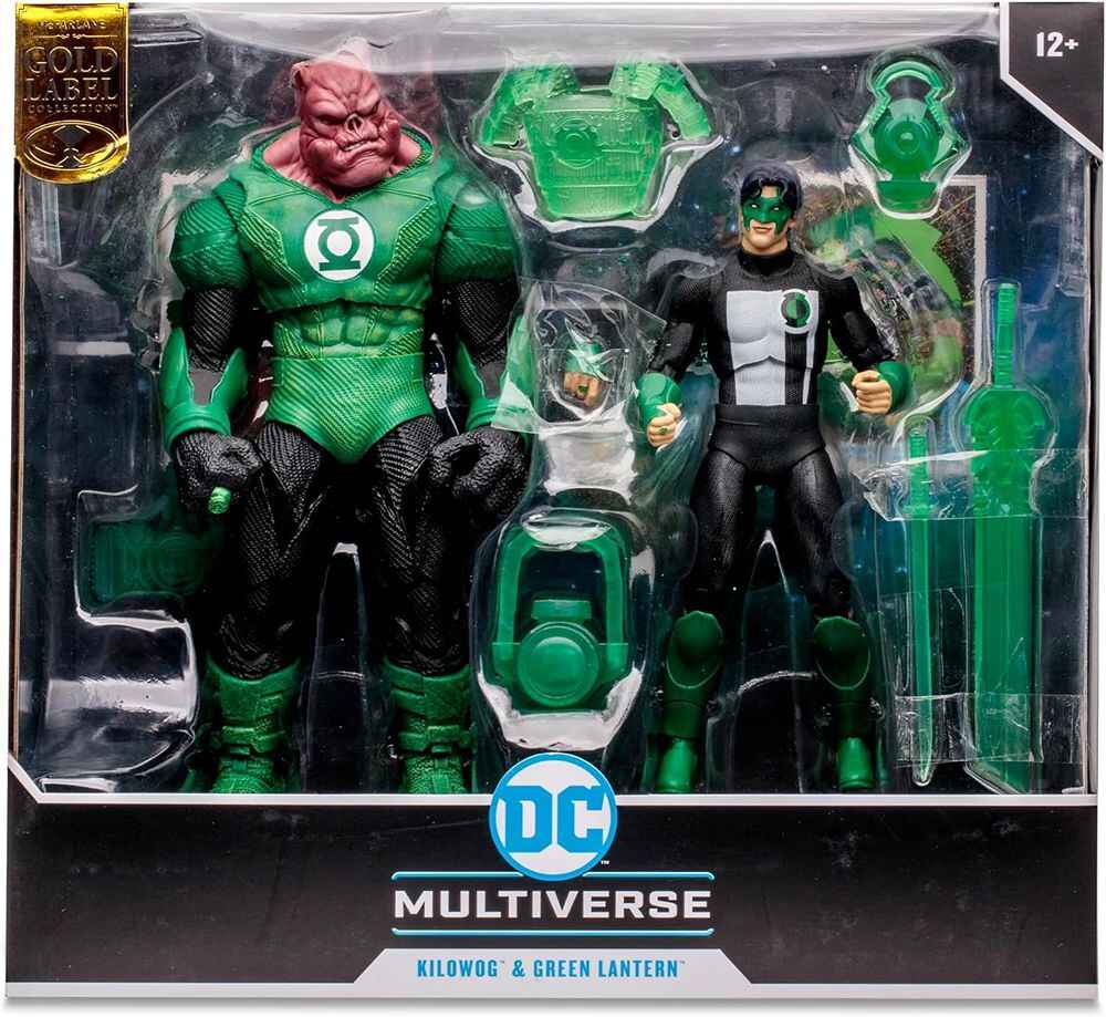 DC Multiverse Kilowog & Kyle Rayner Green Lantern (Gold Label) 7 Inch  Megafig Action Figure 2-Pack