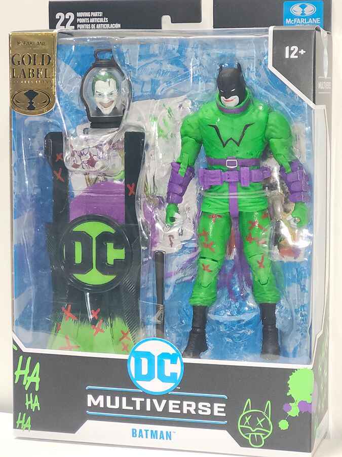 DC Multiverse Last Knight on Earth Batman (Jokerized) (Gold Label) 7 Inch Action Figure