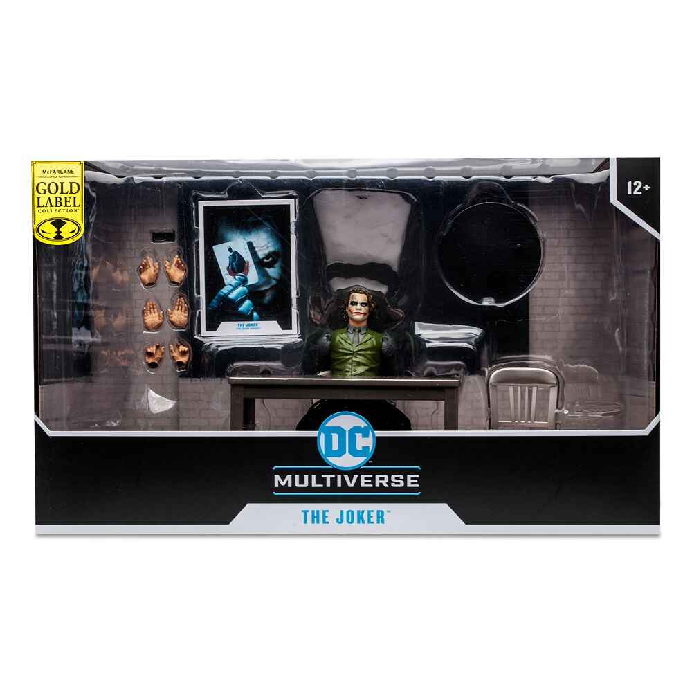 DC Multiverse Movie The Dark Knight - The Joker Interrogation Room (Ledjer) (Gold Label) 7 Inch Action Figure