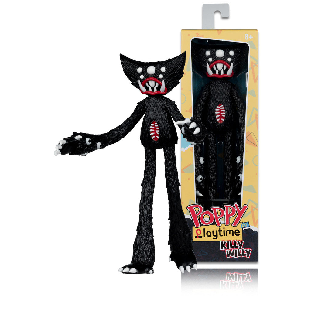 Poppy Playtime Bendable Wave 2 Killy Willy Black 12 Inch Deluxe Action Figure