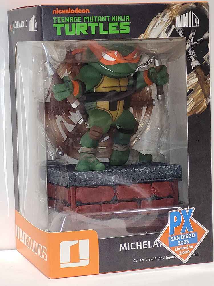 Minico Teenage Mutant Ninja Turtles SDCC 2023 PX Exclusive Michelangelo (V2) 8 Inch Figure