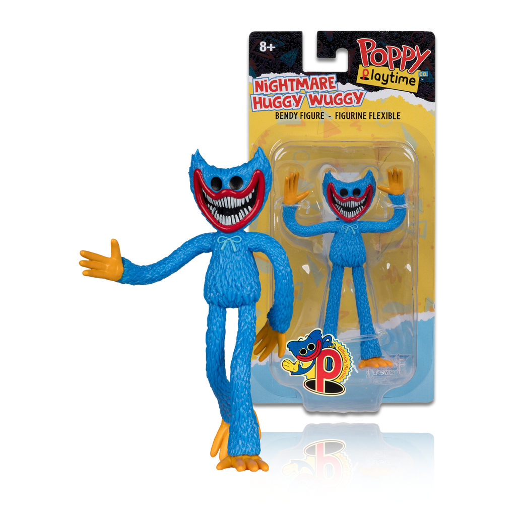 Poppy Playtime Bendable Wave 2 Huggy Wuggy 4.5 Inch Static Figure