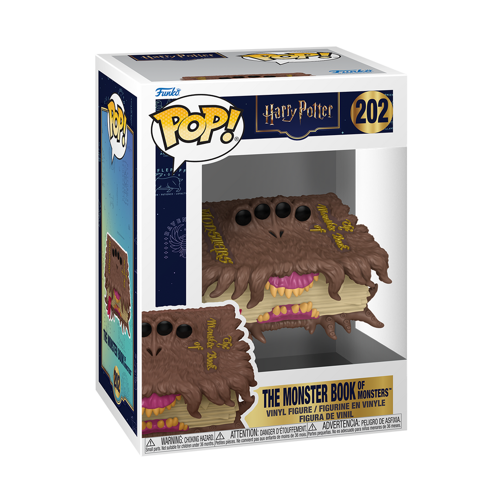 Pop Movies Harry Potter 3.75 Inch Vinyl Figure - The Monster Book of Monsters #202
