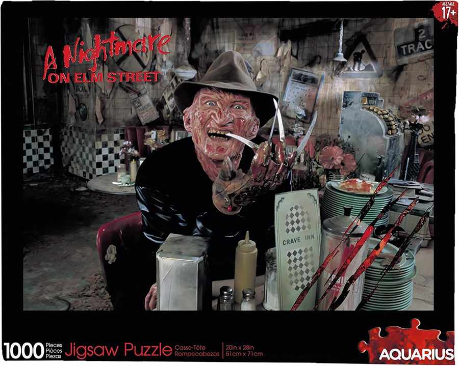 Puzzle 1000 Pieces - A Nightmare on Elm Street Freddy Krueger Jigsaw Puzzle