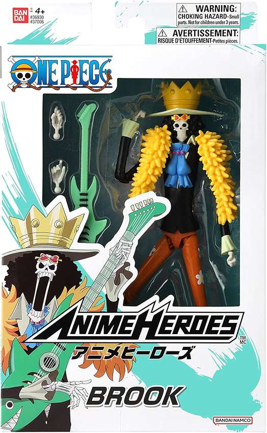 One Piece Anime Heroes Brook 6.5 Inch Action Figure