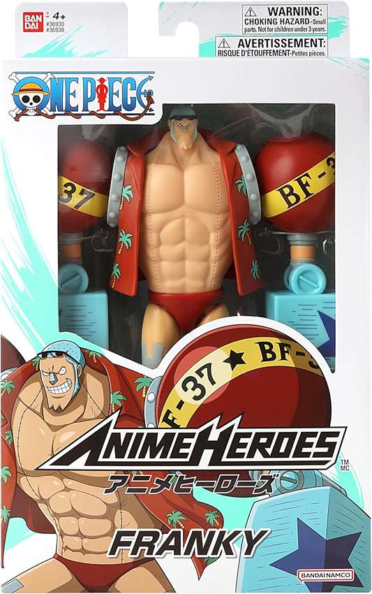 One Piece Anime Heroes Franky 6.5 Inch Action Figure
