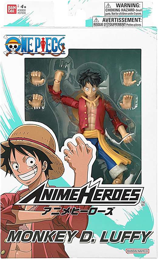 One Piece Anime Heroes Monkey D. Luffy Renewal Version 6.5 Inch Action Figure