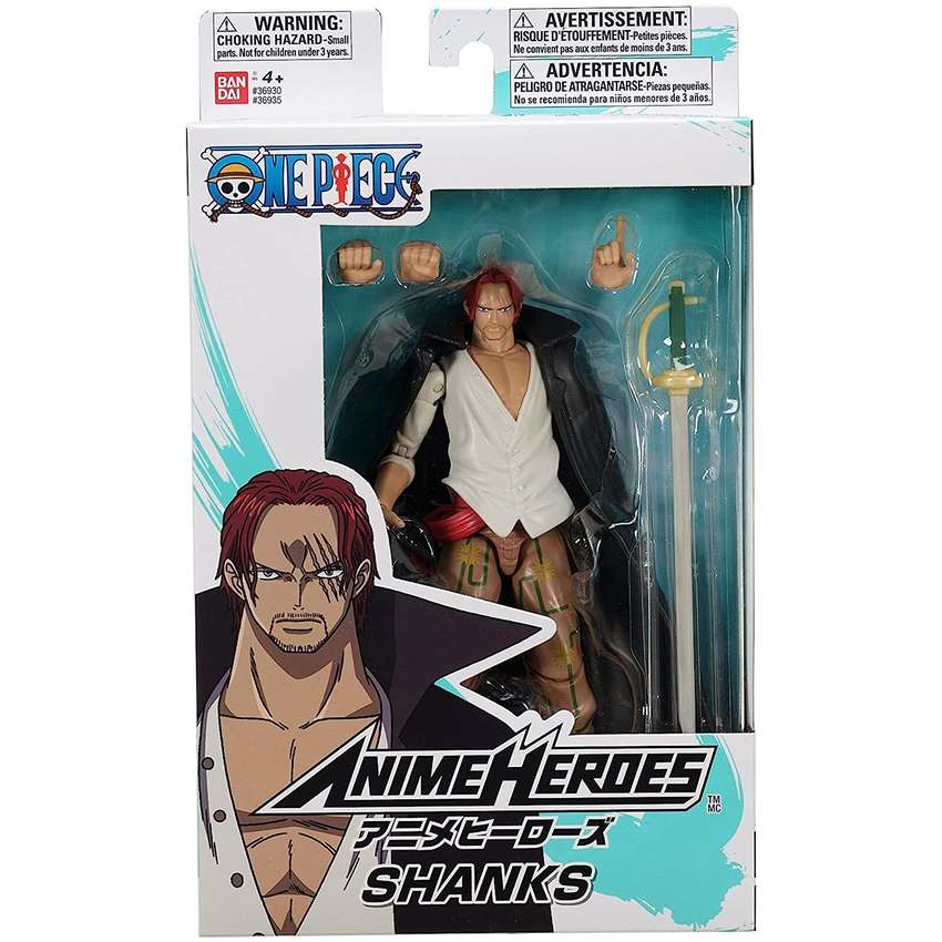 One Piece Anime Heroes Shanks 6.5 Inch Action Figure