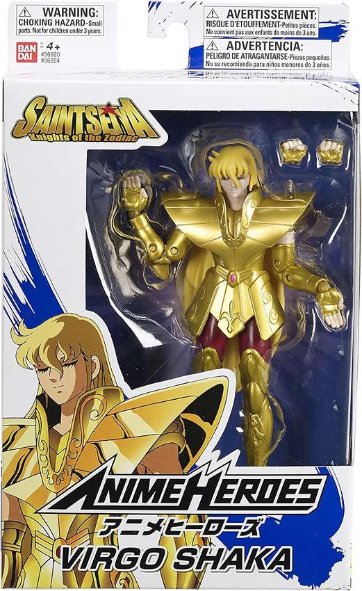 Saint Seiya: Knights of the Zodiac Anime Heroes Virgo Shaka 6.5 Inch Action Figure