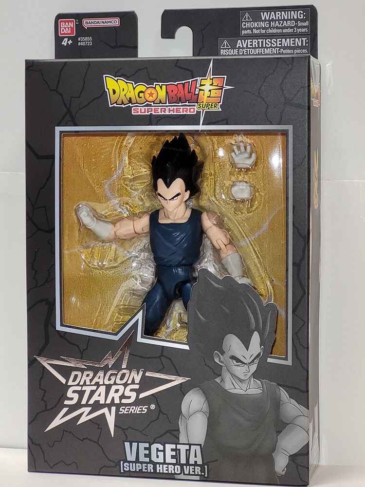 Bandai Dragon Ball Super: Super Hero Dragon Stars Vegeta 6.5-in Action  Figure