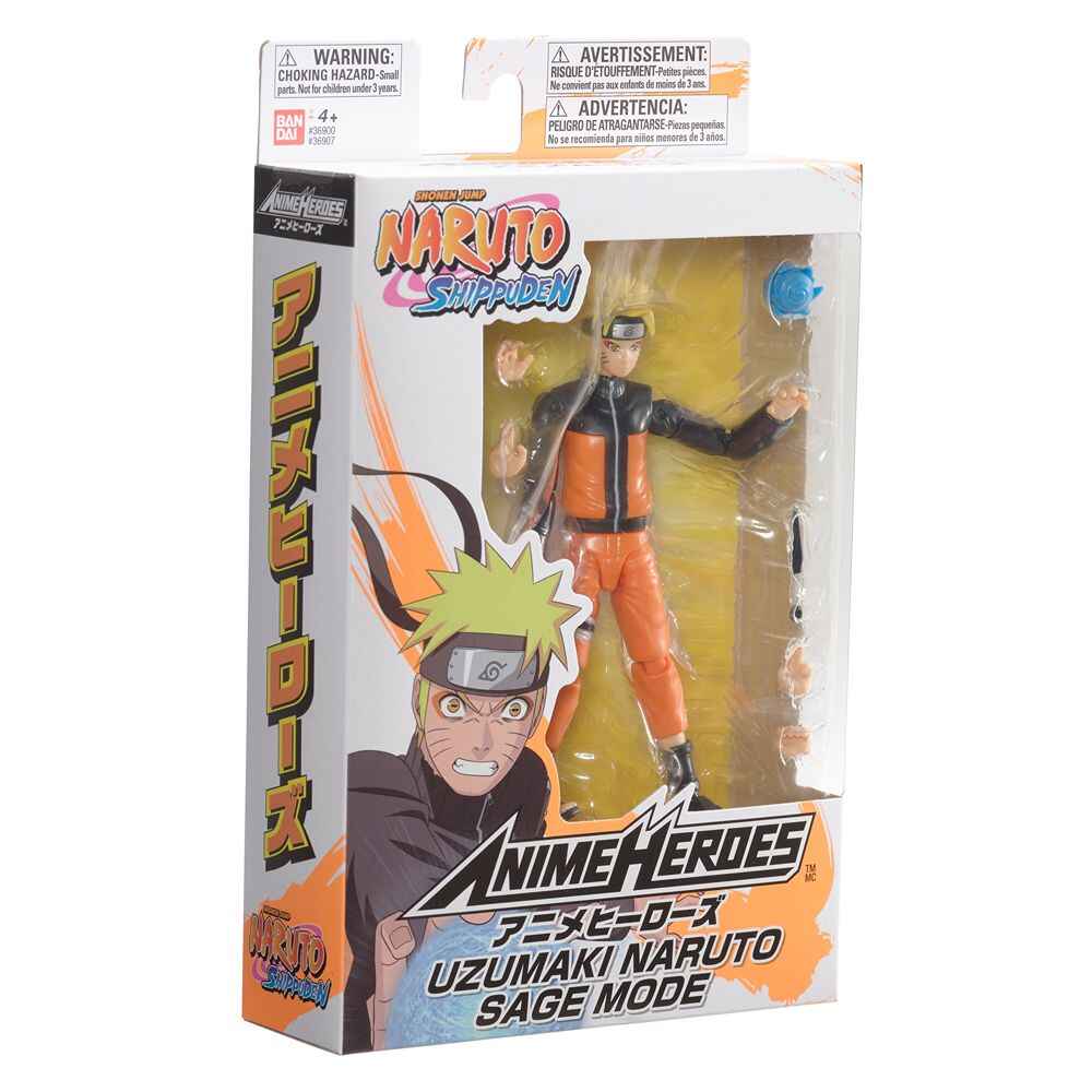 Naruto Anime Heroes Uzumaki Naruto Sage Mode 7 Inch Action Figure
