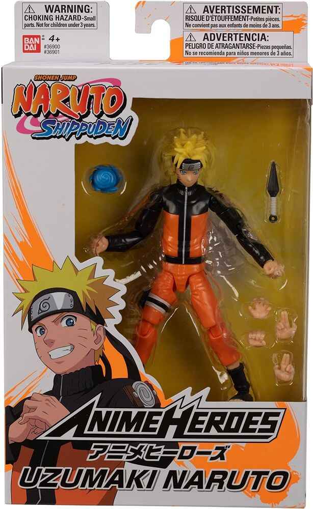 Anime Heroes Naruto Shippuden Naruto Uzumaki 6.5 Inch Action Figure