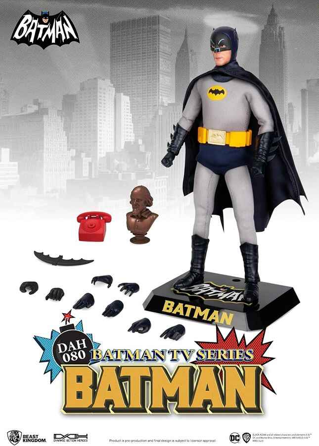 Batman TV Series Classic Batman DAH-081 Dynamic 8-ction 6 Inch Action Figure