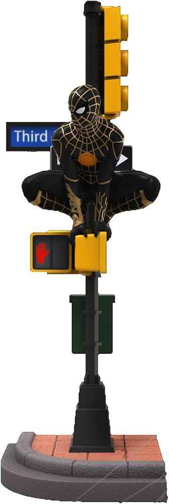 Spider-Man:  No Way Home DS-102 D-Stage Black and Gold Suit Spider-Man 6 Inch Statue
