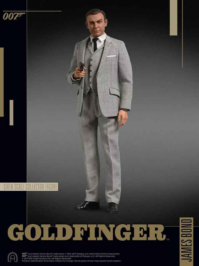James Bond Goldfinger James Bond (Sean Connery) 12 Inch 1/6 Scale Collectible Figure 902966