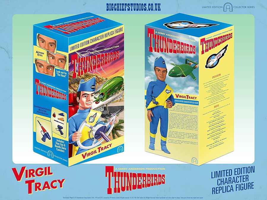 Thunderbirds Virgil Tracy International Rescue 13 Inch 1/6 Scale Collectible Figure 903052