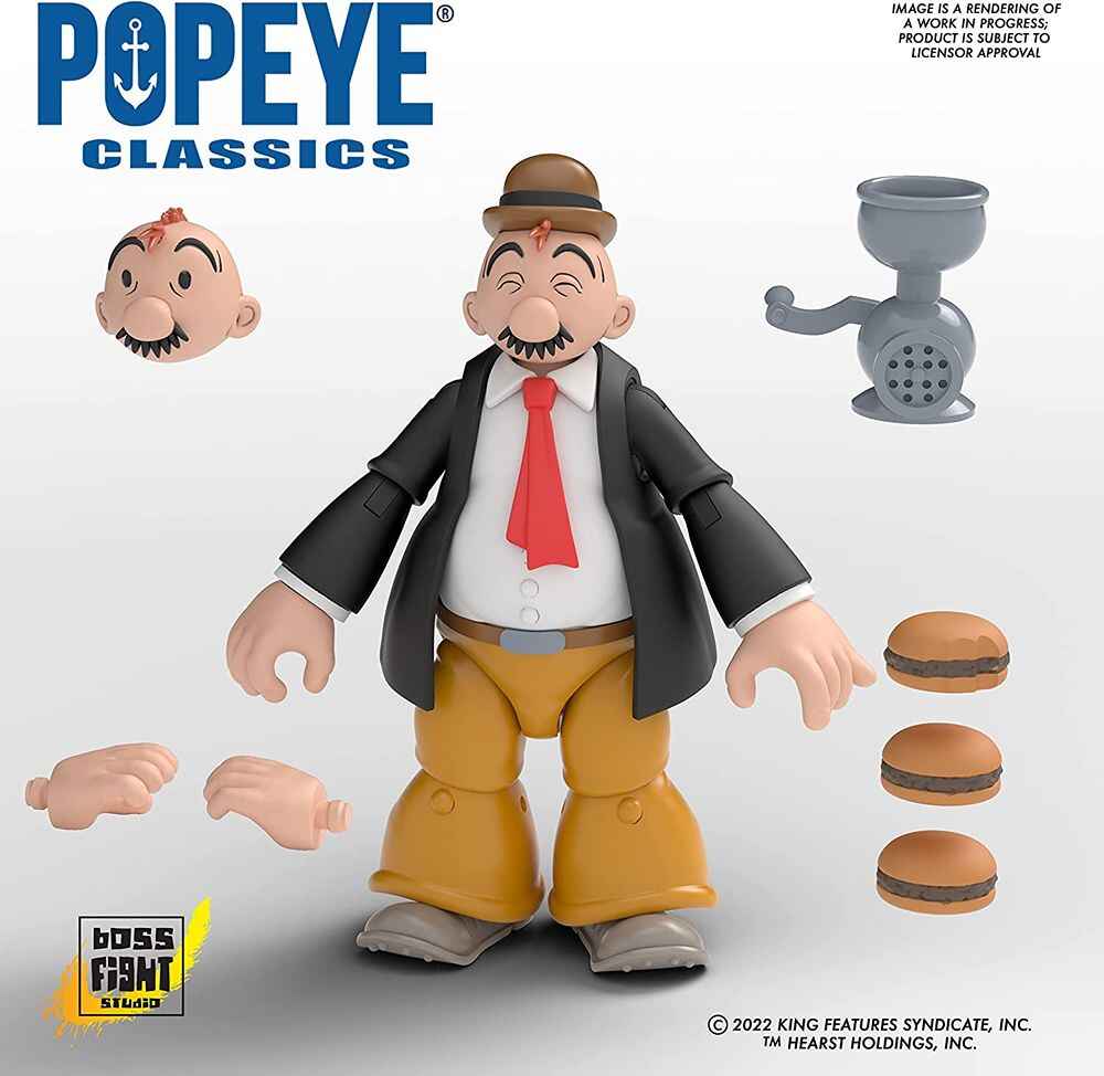 Popeye Classics: J. Wellington Wimpy 1:12 Scale 6 Inch Action Figure