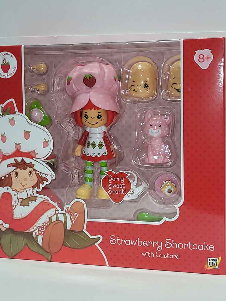 Strawberry Shortcake Strawberry Shortcake and Custard 6 Inch Action Figure