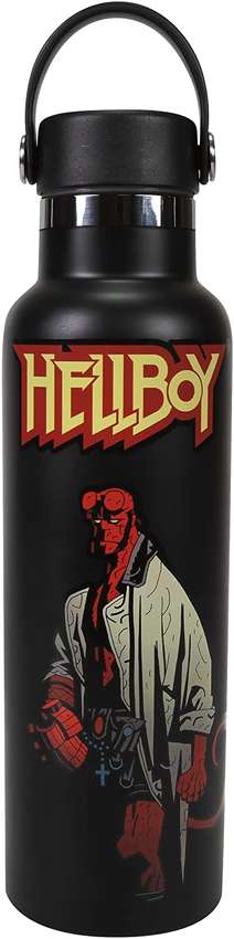 Hellboy Comics Water Bottle Mignola Art