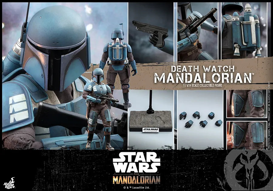 Star Wars The Mandalorian Death Watch Mandalorian 1/6 Scale 12 inch Figure TMS026 907141