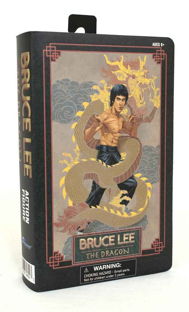 The Dragon SDCC 2022 VHS Package Bruce Lee 7 Inch Exclusive Action Figure