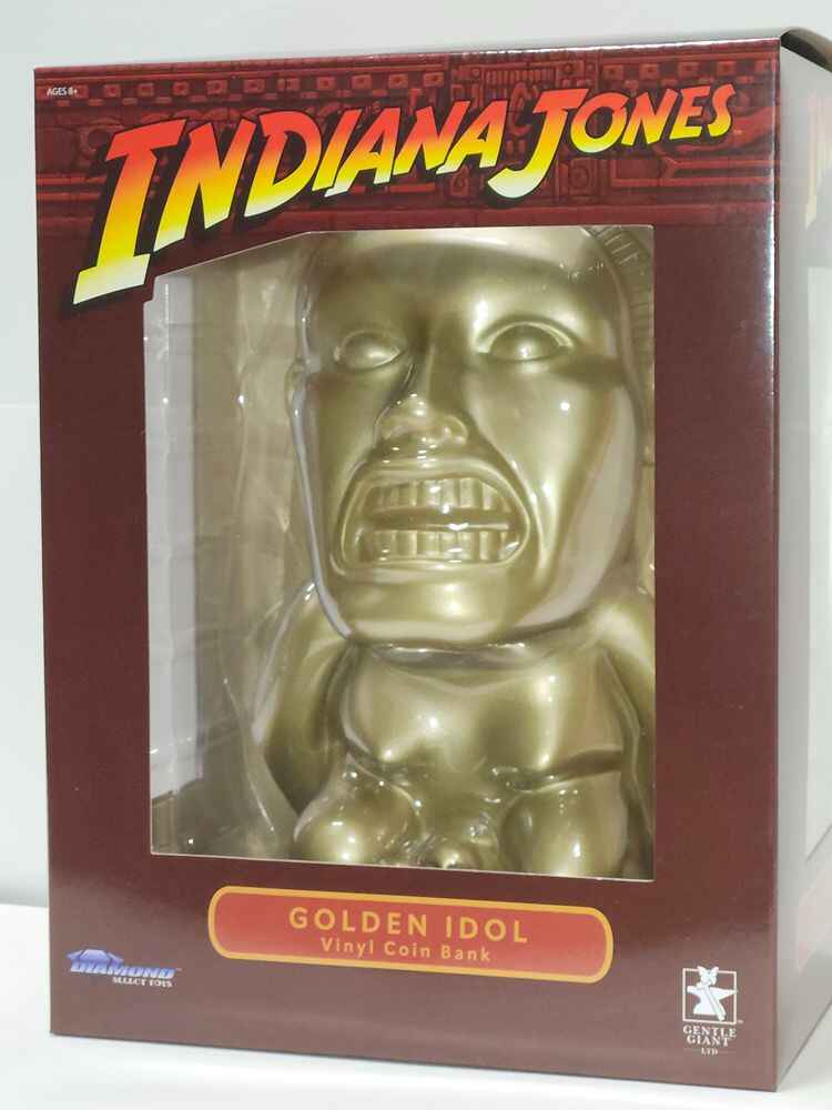 Indiana Jones Raiders of the Lost Ark Golden Idol 8 Inch Bank