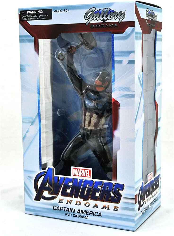 Marvel Gallery Avengers Endgame Captain America 9 Inch PVC Figure Diorama