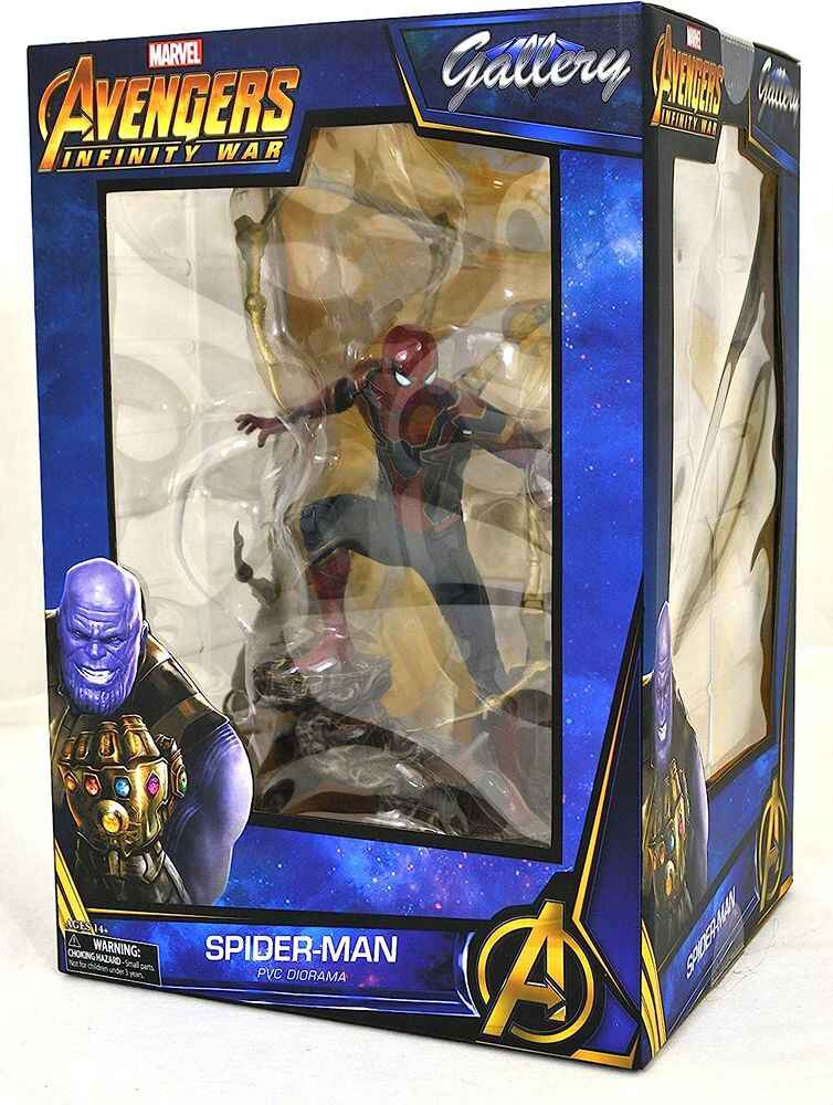 Marvel Gallery Avengers Infinity War Iron Spider-Man 9 Inch PVC Figure Diorama