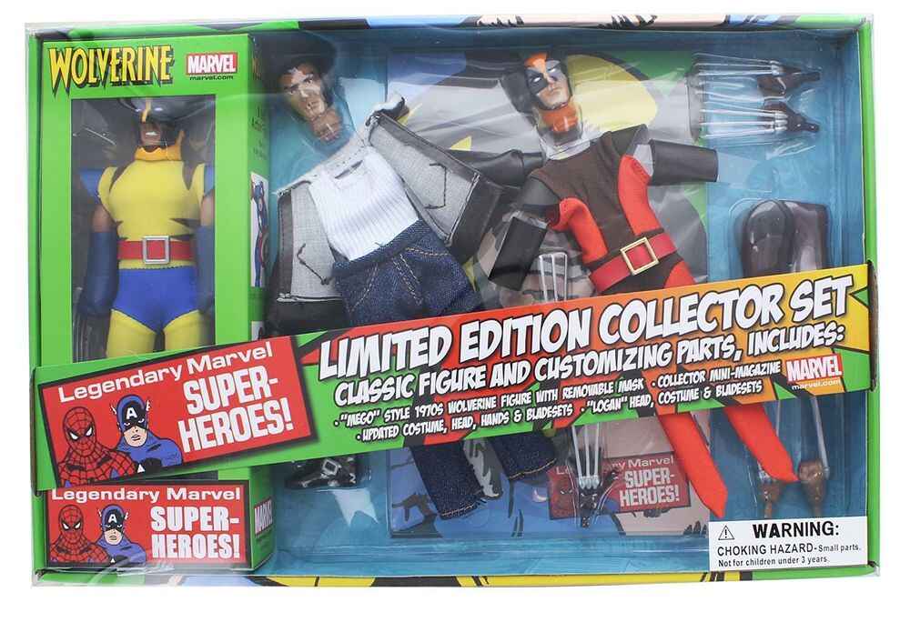 Marvel Retro Wolverine Limited Edition Clothed Action Figure Box Set