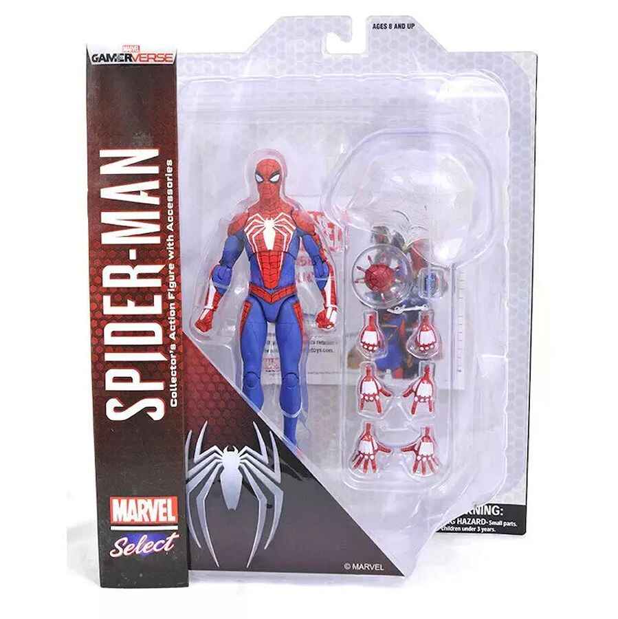 Marvel Select Gamerverse Spider-Man (Playstation 4 Version) 8 Inch Action Figure