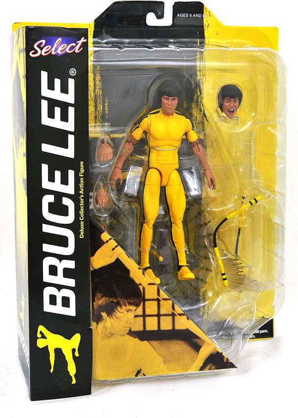 Bruce Large Secolve Bruce Lee Select (Yellow Jumpsuit Version) 7 Inch Scale Action Figure