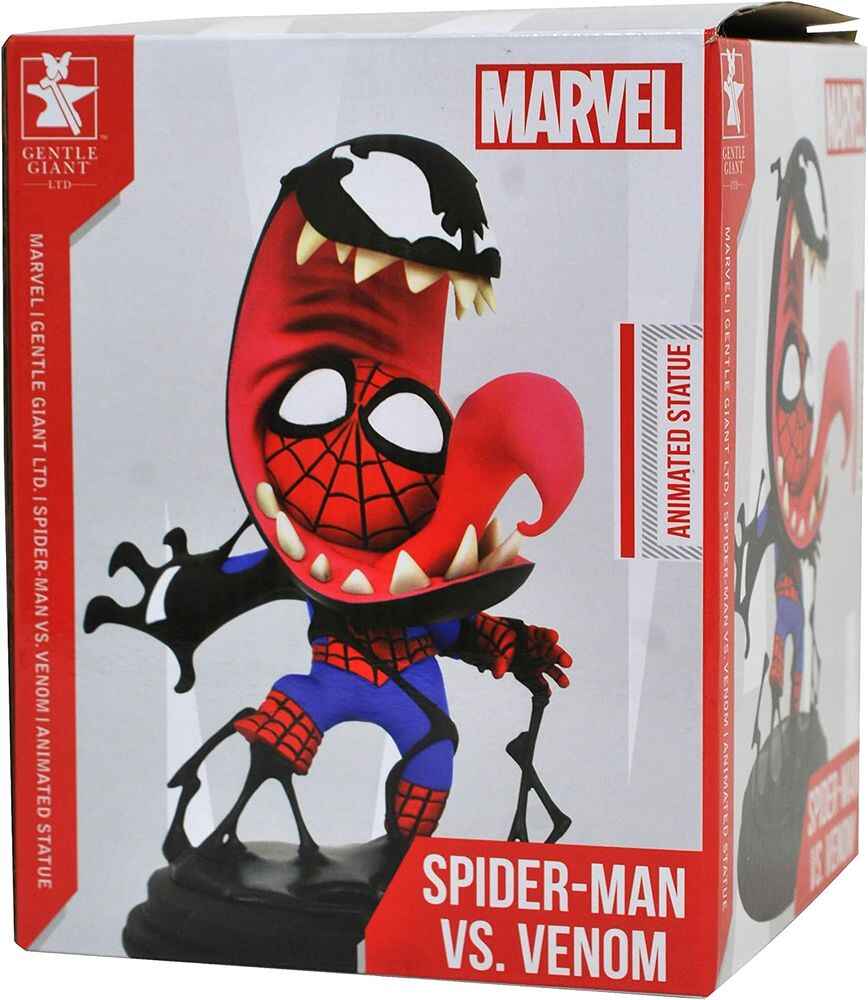 marvel VENOM ANIMATED STATUE フィギュア Marvel Animated Venom & Spider-Man 6 Inch Statue – figurineforall.com