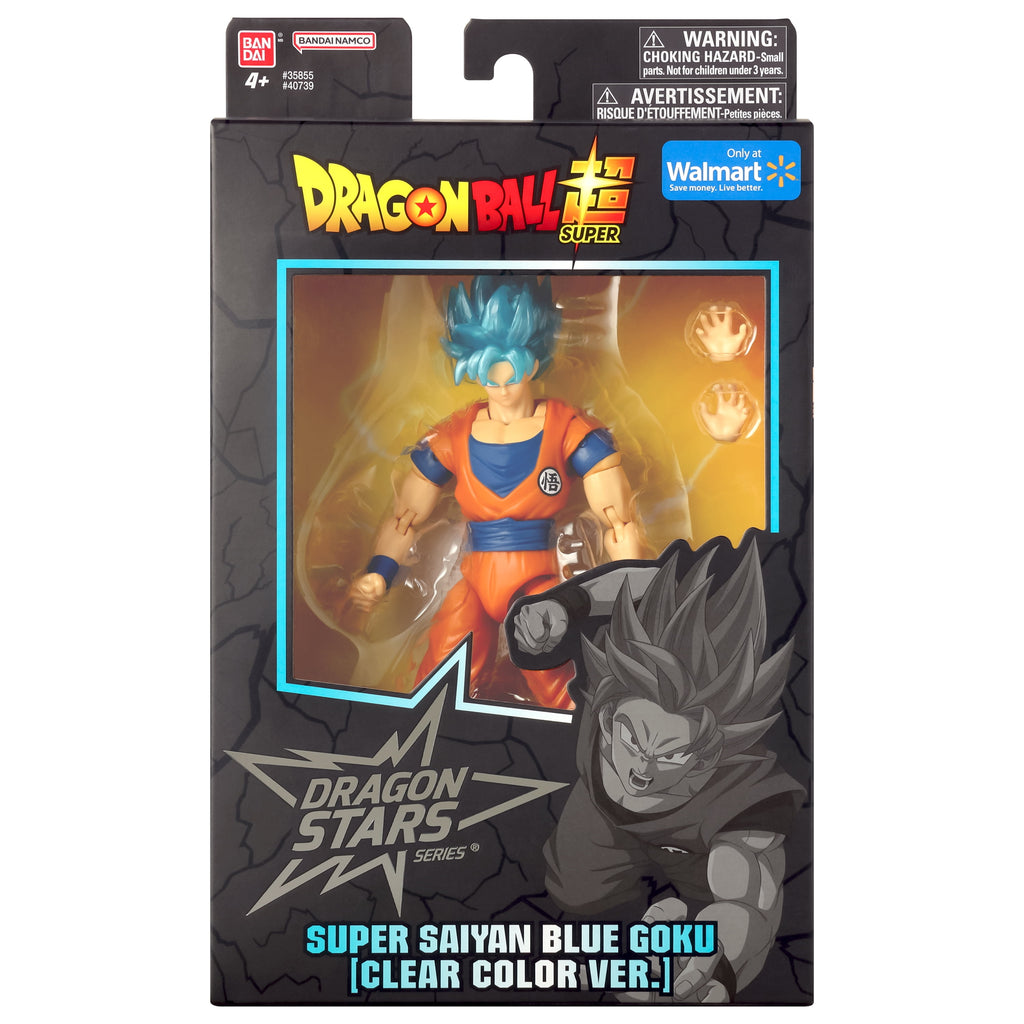 Dragon Ball Super Dragon Stars - Super Saiyan Blue Goku (Clear Color Ver.)  6.5 Inch Action Figure