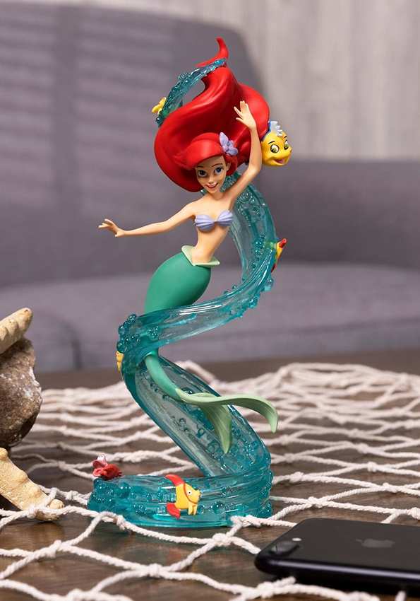 The Little Mermaid Disney Grand Jester Studios Ariel Swimming Under Water 9 Inch Statue