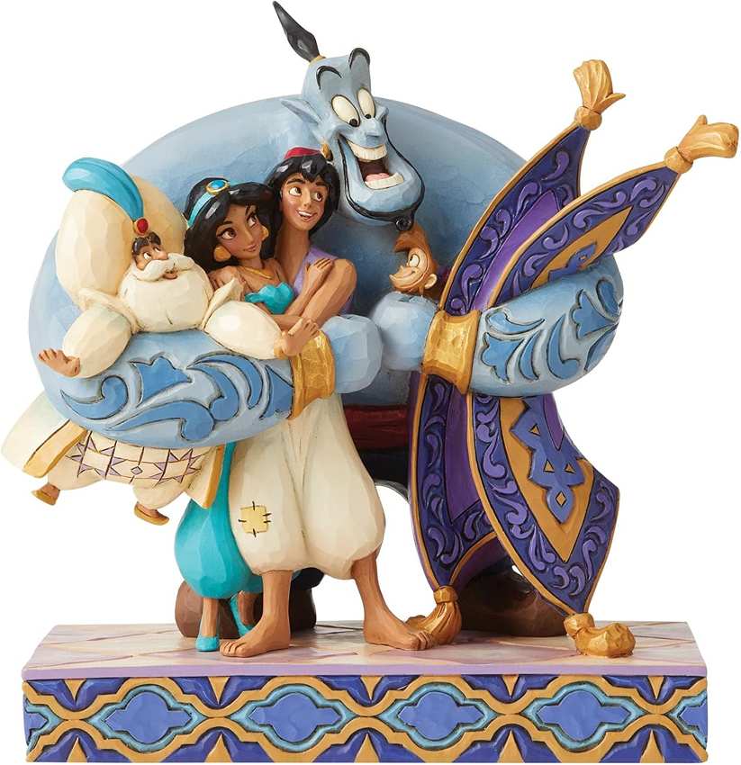 Aladdin Disney Traditions by Jim Shore Aladdin Group Hug 8 Inch Resin Statue