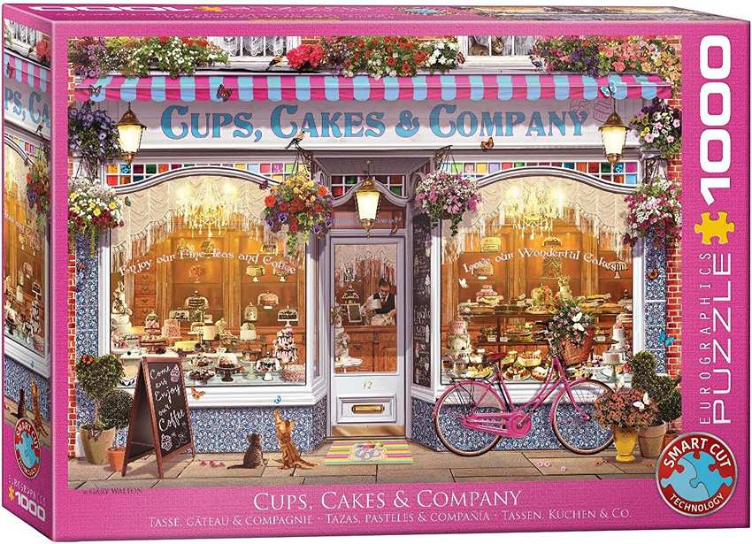 Puzzle 1000 Pieces - Cups, Cakes and Company by Garry Walton Jigsaw Puzzle 6000-5520