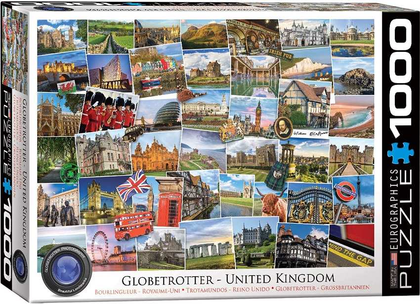 Puzzle 1000 Pieces - Globetrotter United Kingdom Jigsaw Puzzle 6000-5464