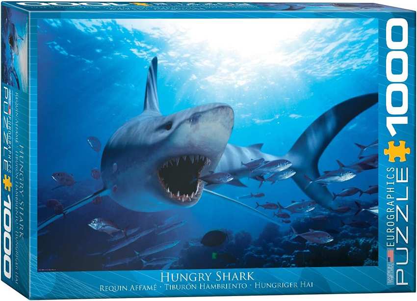 Puzzle 1000 Pieces - Hungry Shark Jigsaw Puzzle 6000-0299