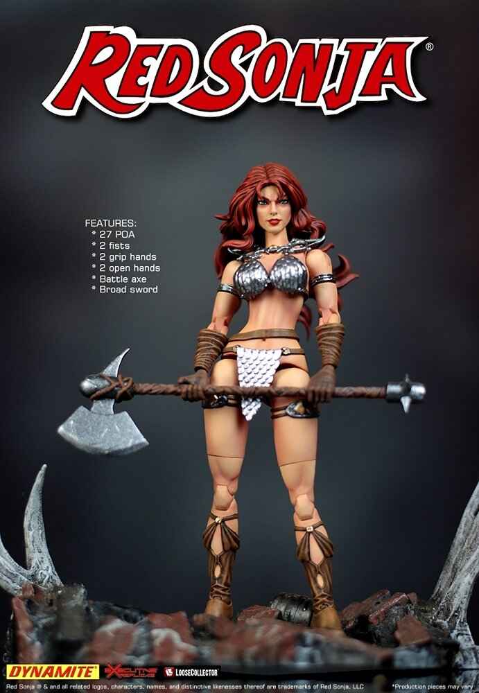 Red Sonja 1/12 Scale 6 Inch Figure