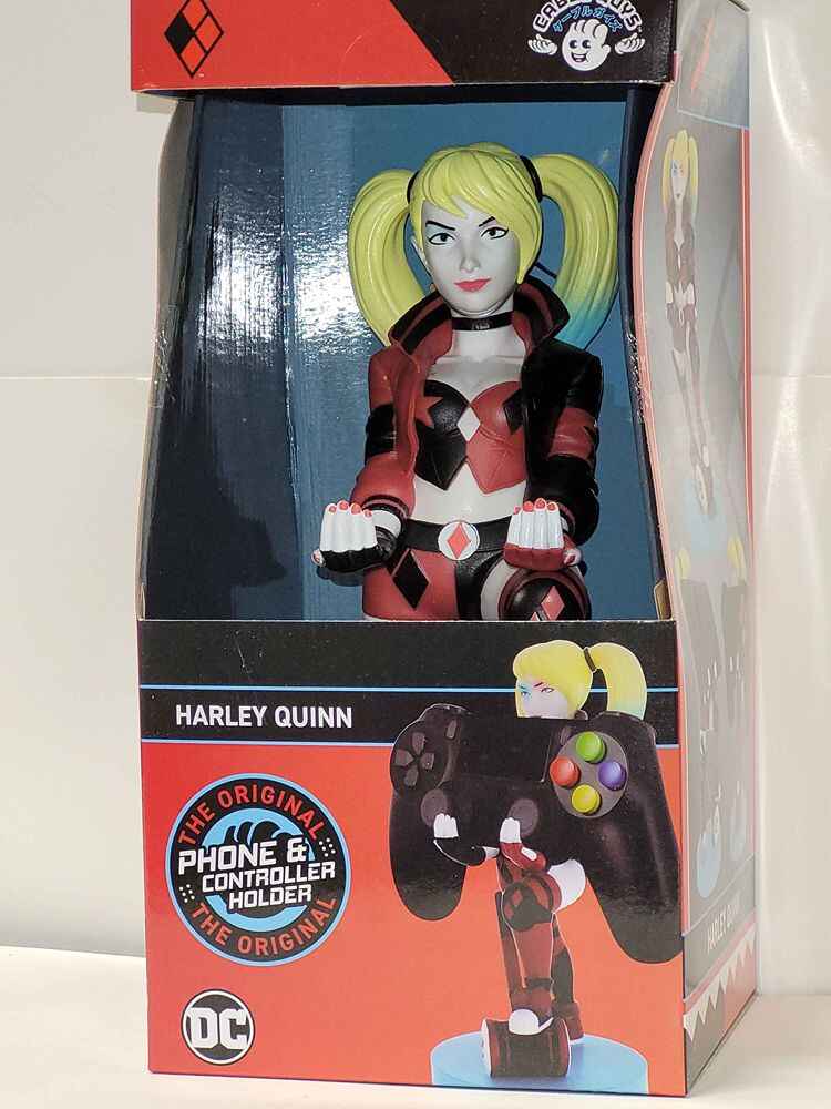 Cable Guy - DC Comics Batman Harley Quinn 8 Inch Mobile Phone and Controller Holder/Charger