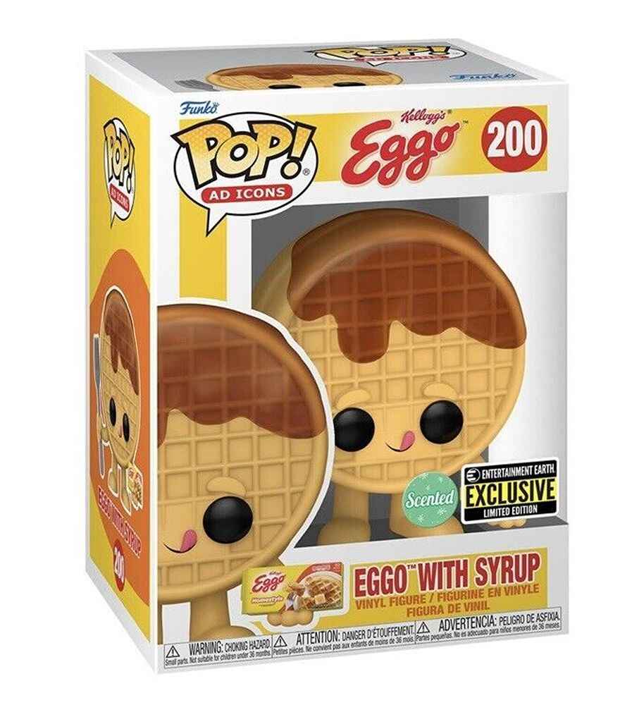 Pop Ad Icons Kelloggs 3.75 Inch Vinyl Figure - Eggo With Syrup EE Exclusive #200