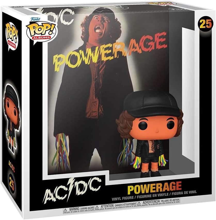 Pop Album Music AC/DC 3.75 Inch Vinyl Figure - Angus Young (Powerage) #25
