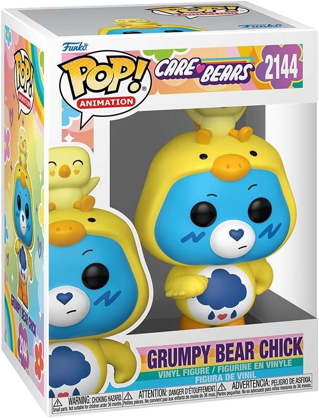 Pop Animation Care Bears Spring 3.75 Inch Vinyl Figure - Grumpy Bear Chick #2144