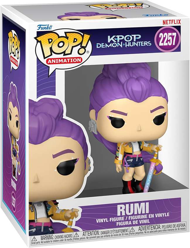 Pop Animation Kpop Demon Hunters 3.75 Inch Vinyl Figure - Rumi #2257