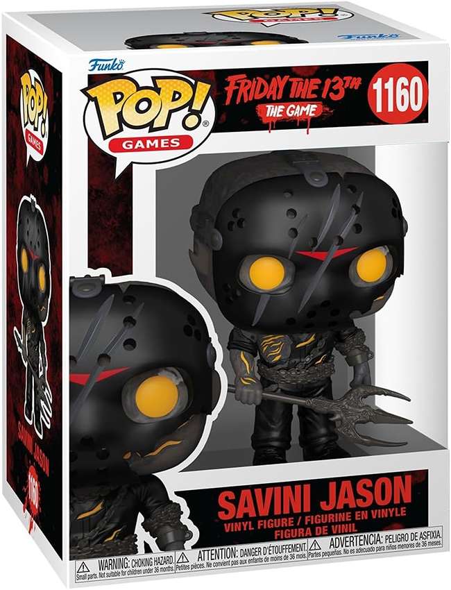 Pop Games Friday the 13th 3.75 Inch Vinyl Figure - Savini Jason #1160