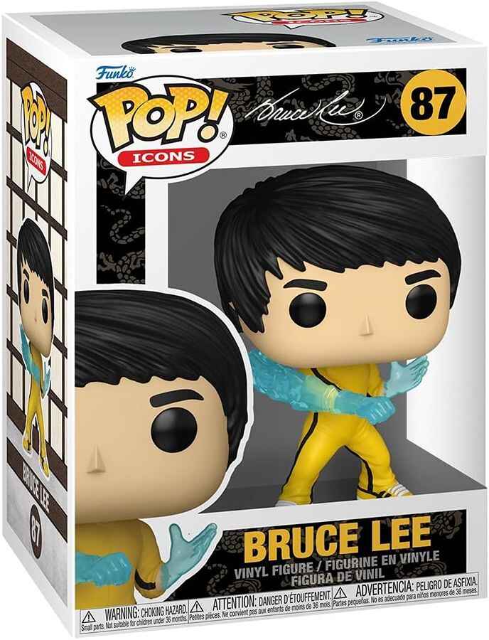 Pop Icons 3.75 Inch Vinyl Figure - Bruce Lee #87